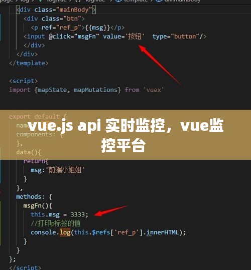 vue.js api 实时监控，vue监控平台 