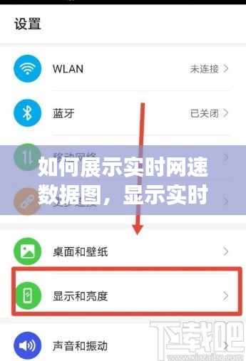 如何展示实时网速数据图，显示实时网速在哪里设置 