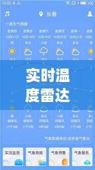 实时温度雷达app，气温雷达图怎么看 