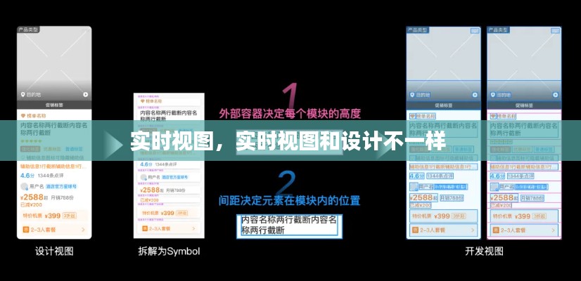 实时视图，实时视图和设计不一样 