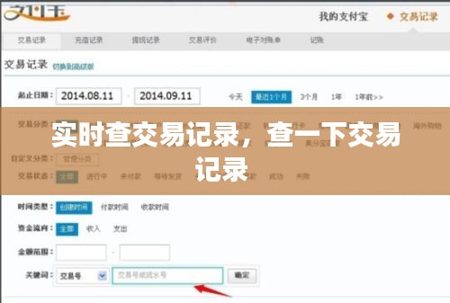 实时查交易记录，查一下交易记录 