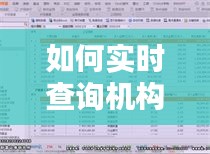 如何实时查询机构持仓，怎么看机构持仓情况 