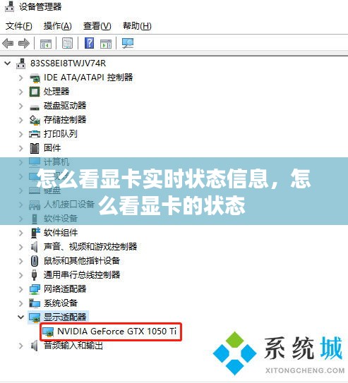 怎么看显卡实时状态信息，怎么看显卡的状态 