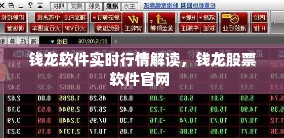 钱龙软件实时行情解读，钱龙股票软件官网 