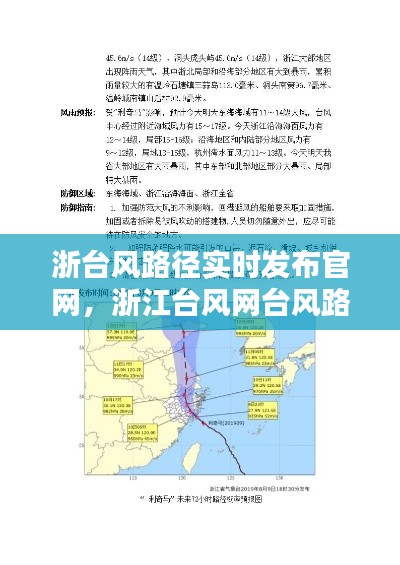 浙台风路径实时发布官网，浙江台风网台风路径 