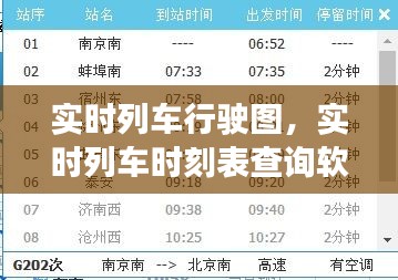 实时列车行驶图，实时列车时刻表查询软件 