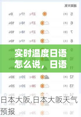 实时温度日语怎么说，日语天气预报温度 
