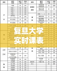 复旦大学实时课表查询，复旦大学公开课时间表 