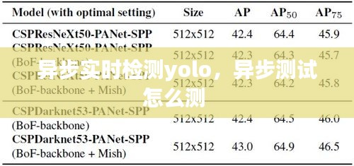 异步实时检测yolo，异步测试怎么测 