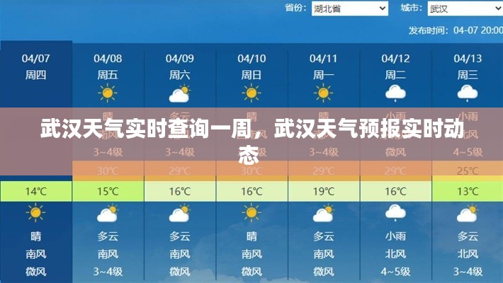 武汉天气实时查询一周，武汉天气预报实时动态 