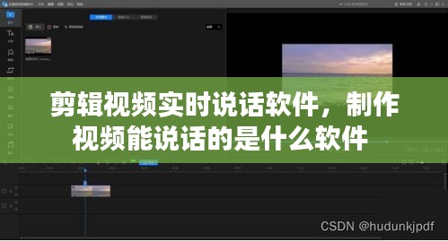剪辑视频实时说话软件，制作视频能说话的是什么软件 