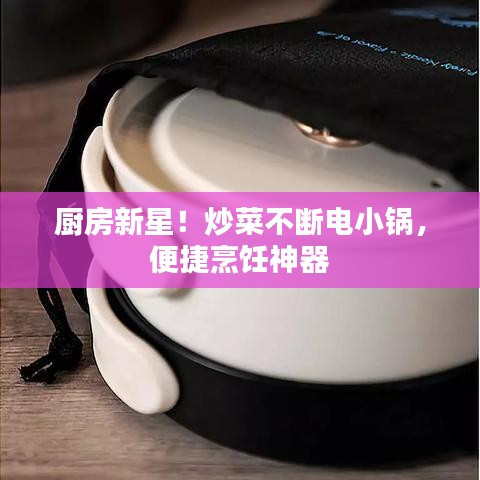 厨房新星！炒菜不断电小锅，便捷烹饪神器